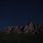 Dolomiten bei Nacht