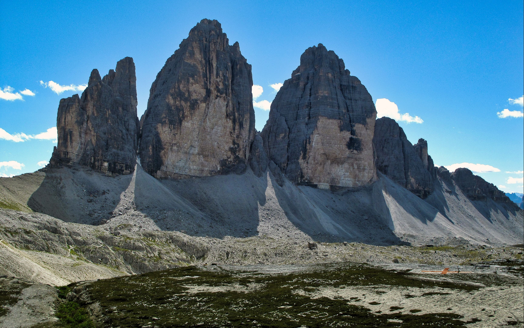 Dolomiten, Blick auf Drei Zinnen