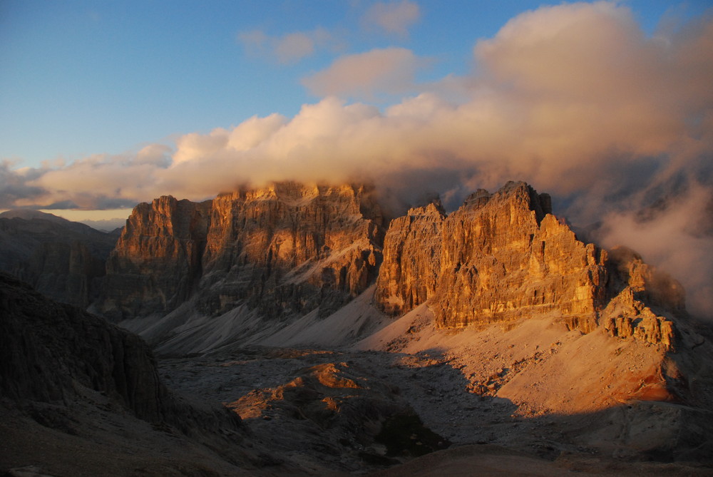 Dolomiten - Fanisgruppe mit Cima Scotoni und Fanisspitzen