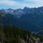 Dolomiten - Fassatal - Blick auf den Marmolatagletscher