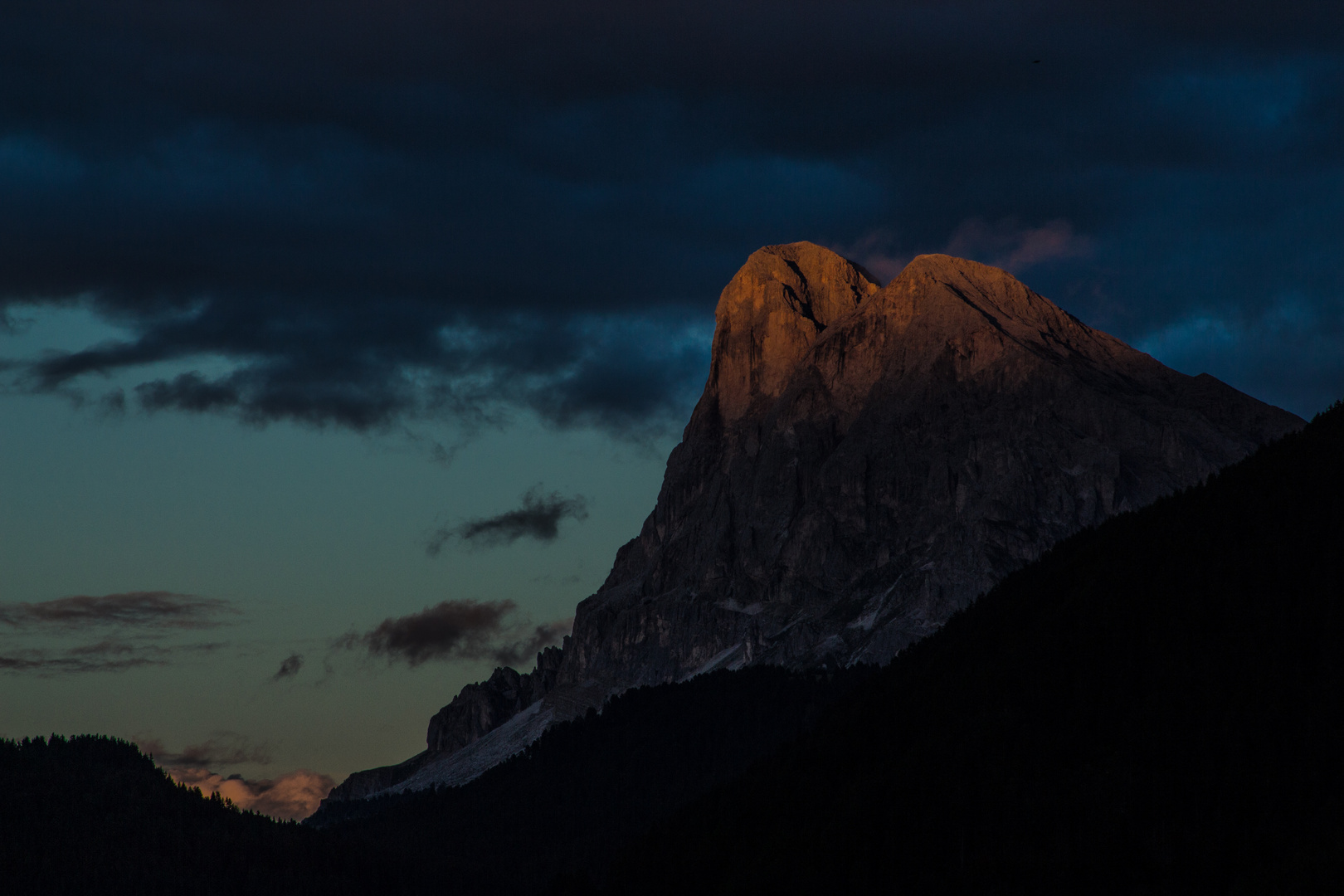 Dolomiten Glühen