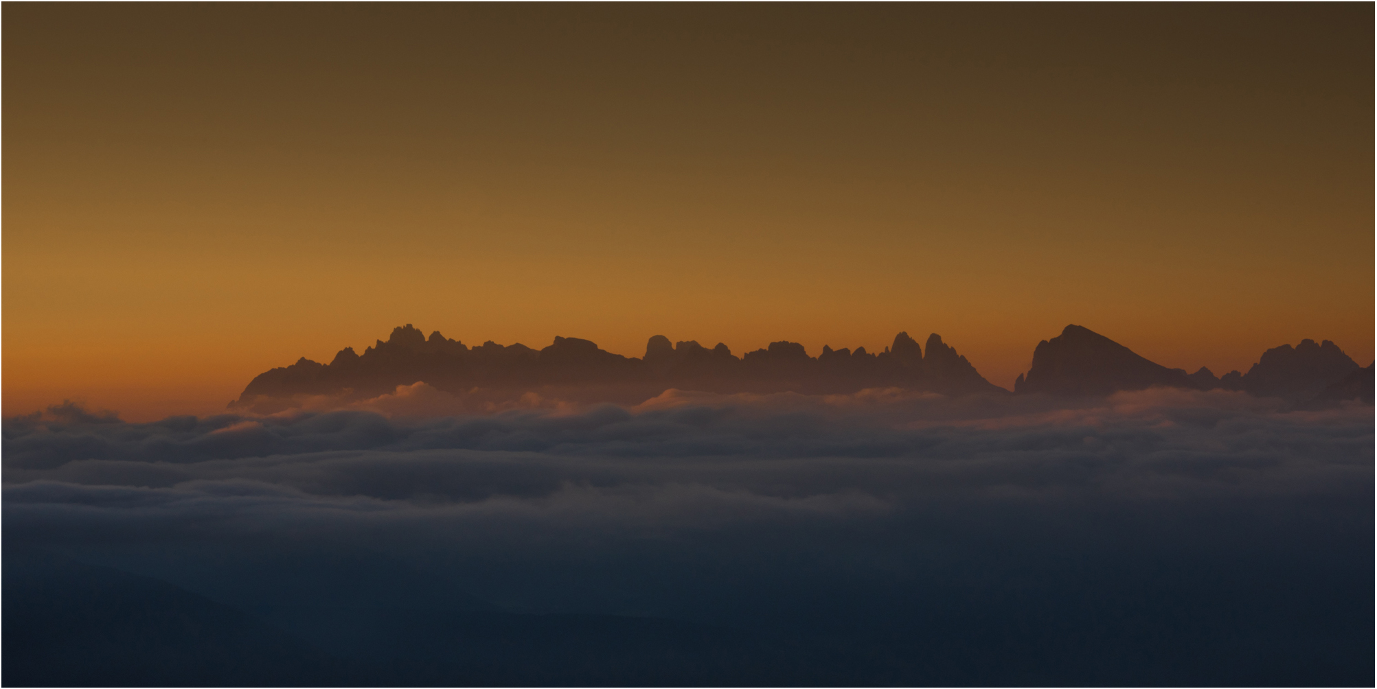 Dolomiten im Morgenlicht