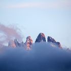 Dolomiten im Nebel