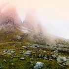 Dolomiten im Nebel