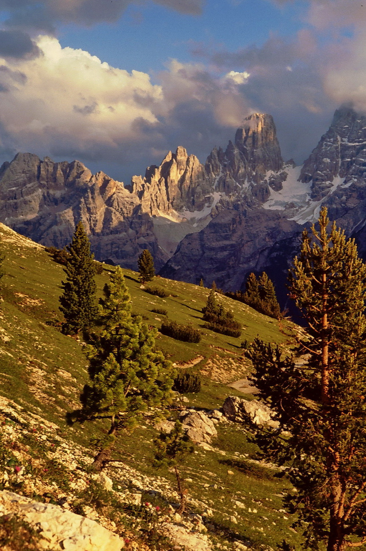 Dolomiten in der Abendsonne