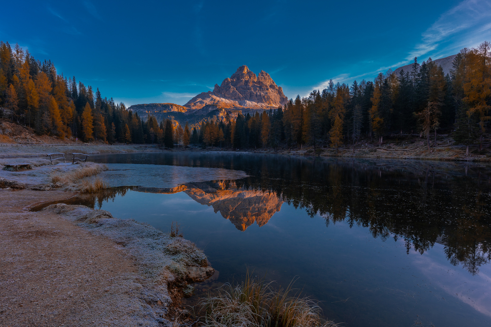 Dolomiten in Hebst