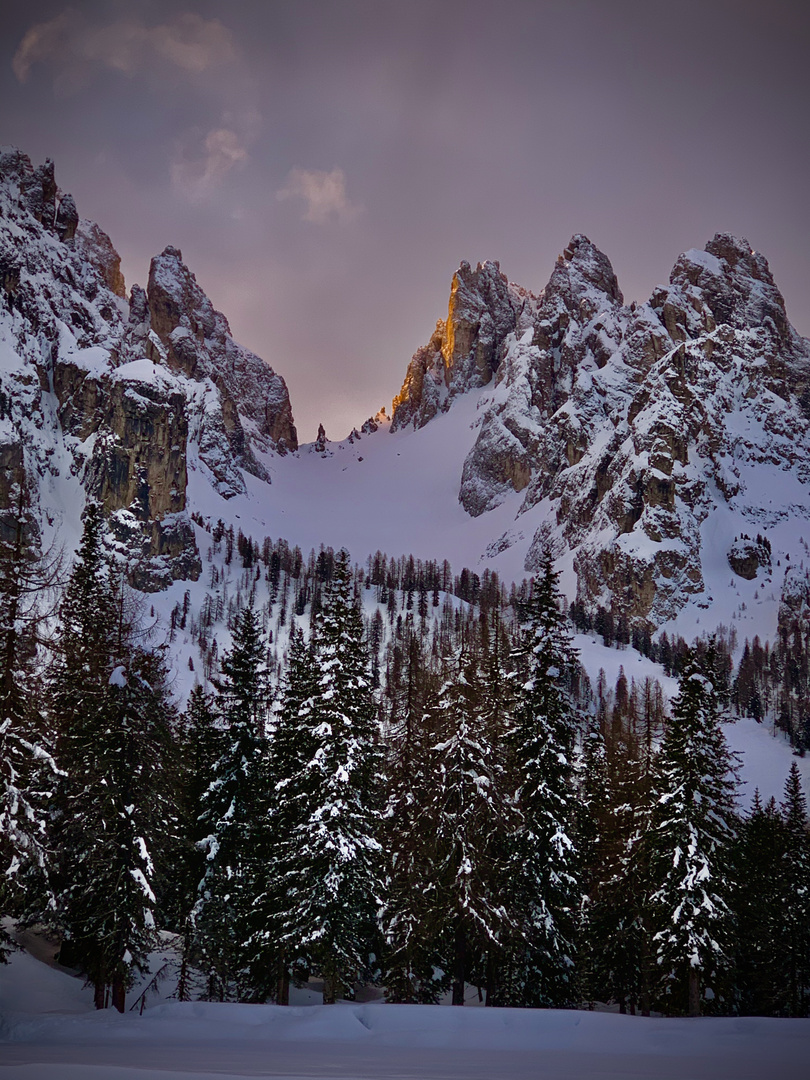 Dolomiten - Morgenfarben