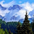 Dolomiten-Panorama  -  Dolomites panorama (Italien,  Italy)