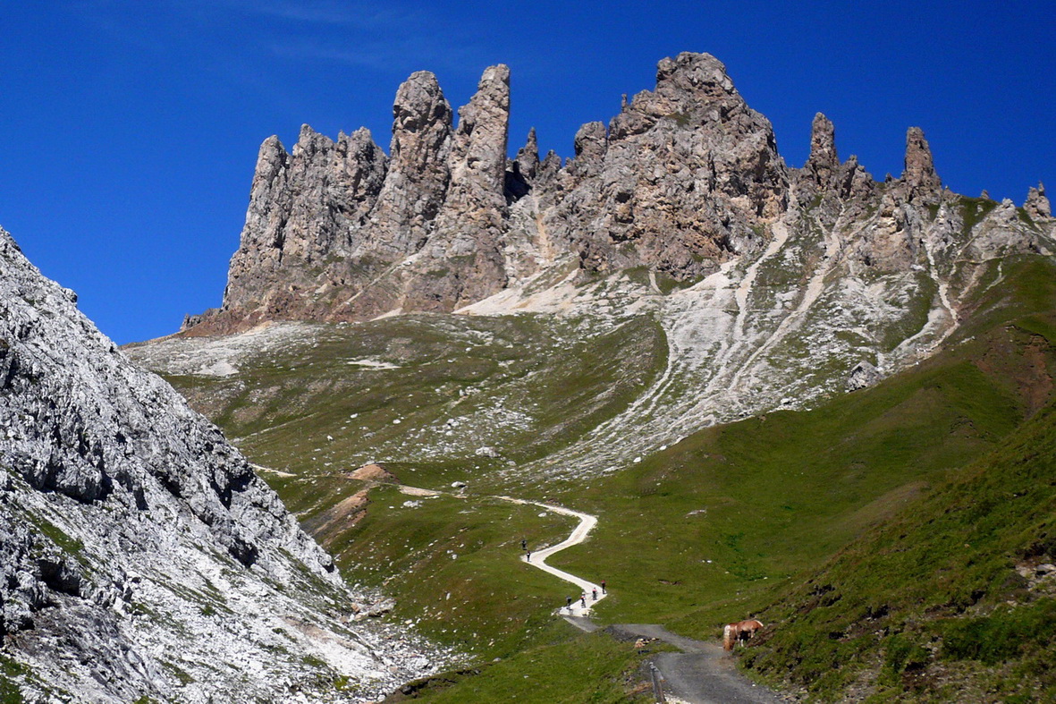 Dolomiten - Roßzähne am Schlernmassiv