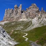 Dolomiten - Roßzähne am Schlernmassiv