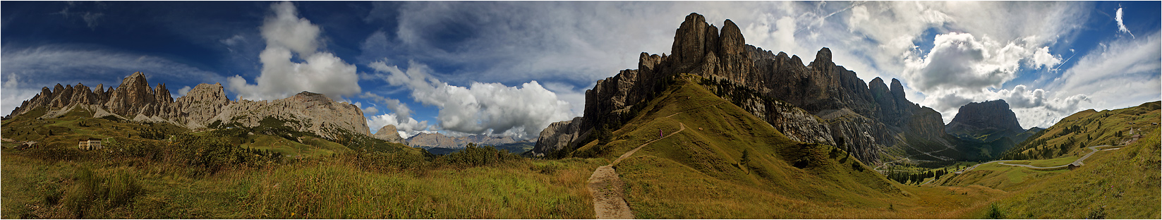 Dolomiten-Rundblick Gesamtansicht