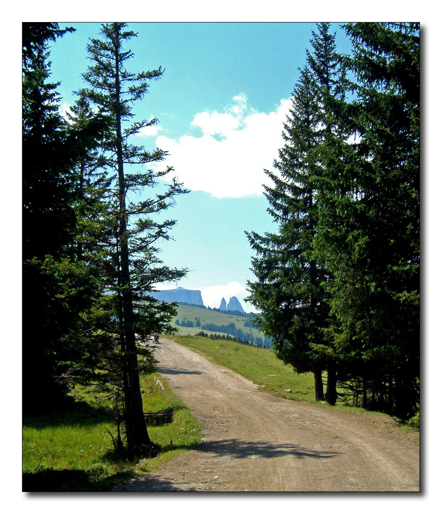 Dolomiten - Schlern und Santnerspitze