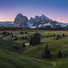 Dolomiten - Seiser Alm Panorama am Morgen