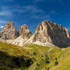 Dolomiten - Sella Joch im herbstlichen Mittagslicht