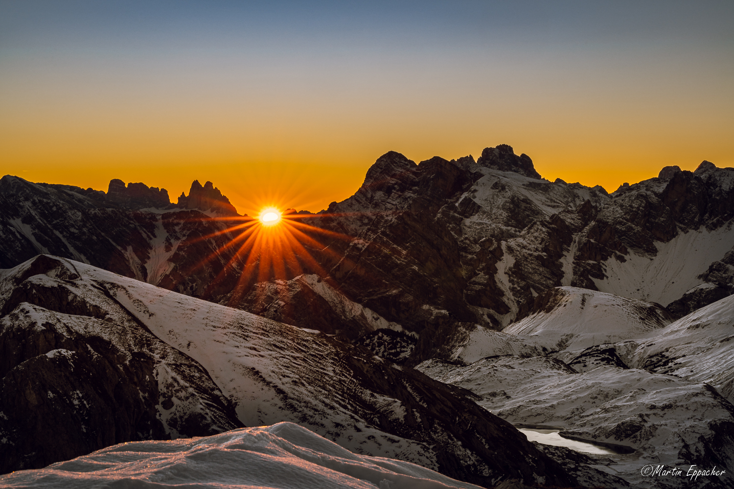 Dolomiten, Sonnenaufgang