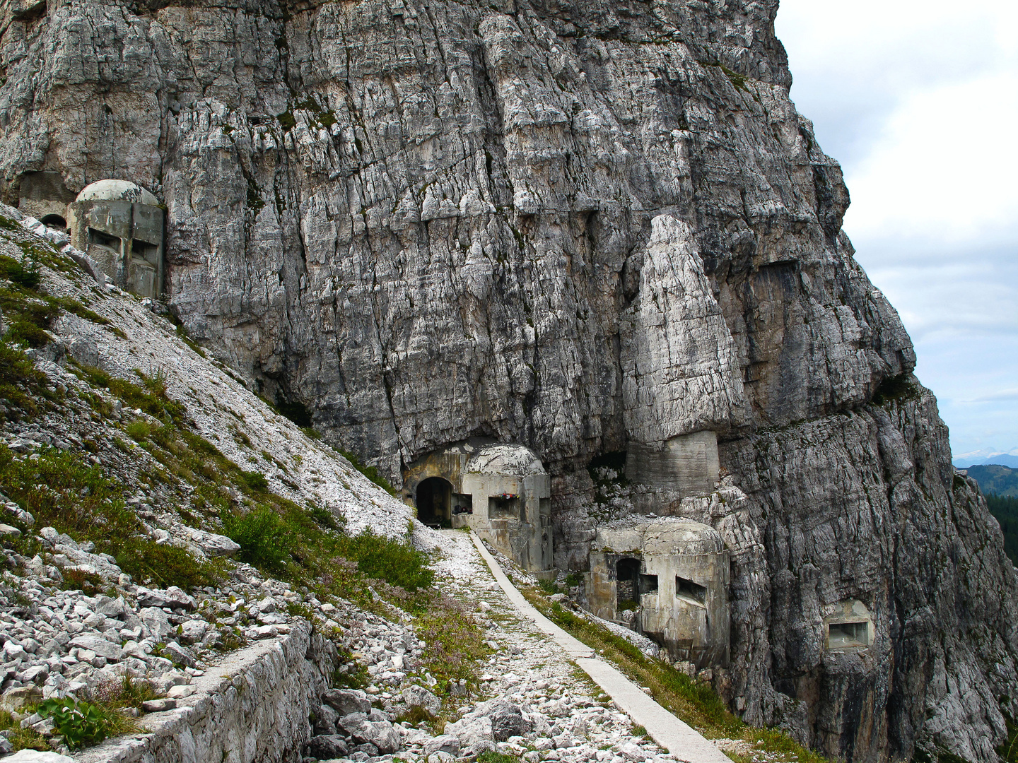 Dolomiten, Sperrbunker Kreuzbergpass