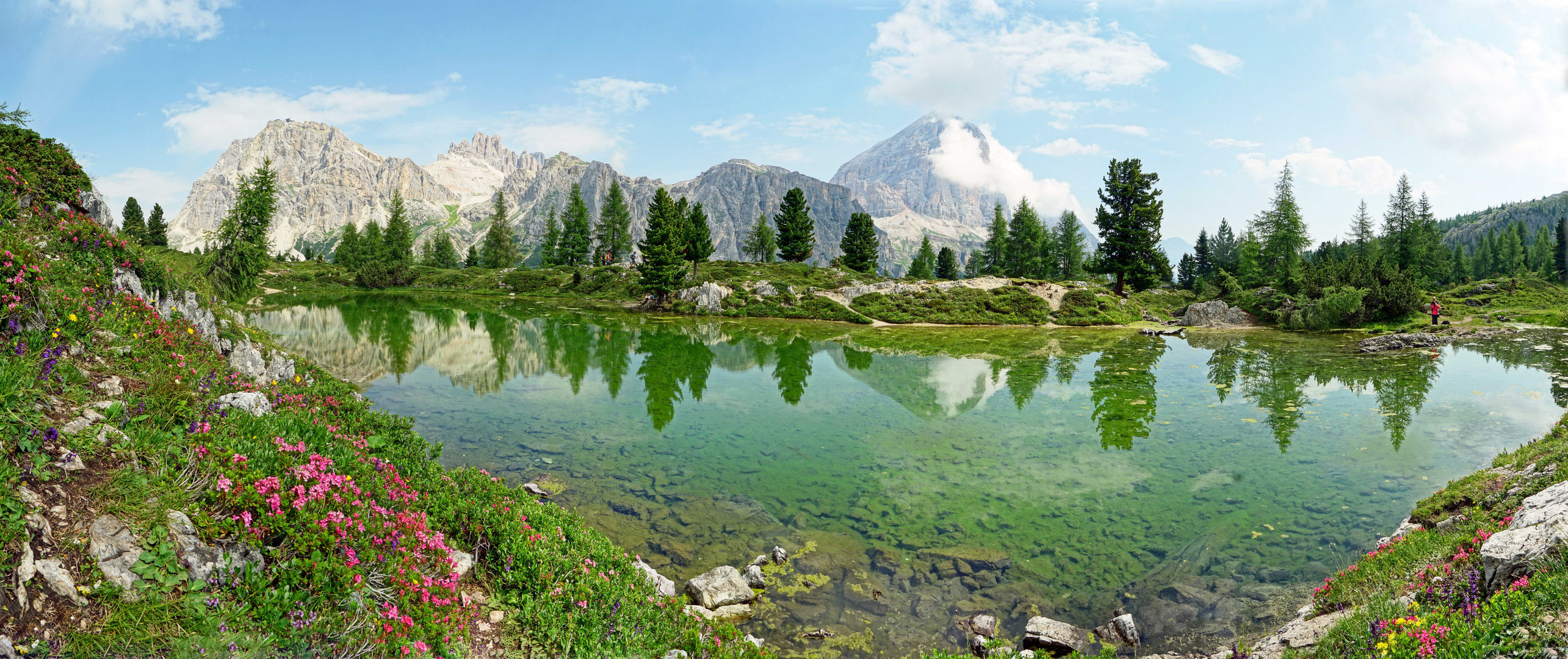 Dolomiten-Spiegelung