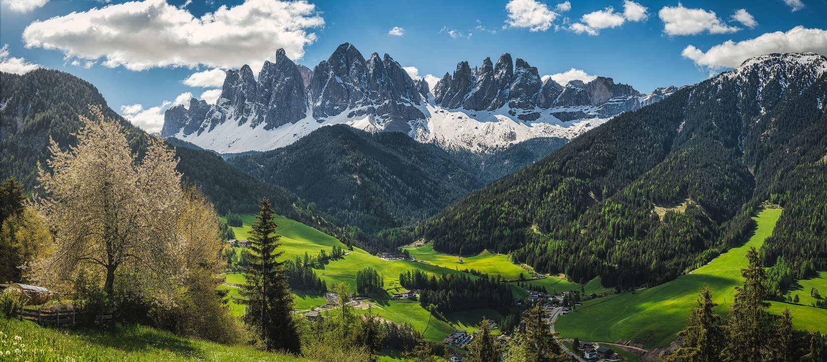 Dolomiten - Vilnößtal Panorama 