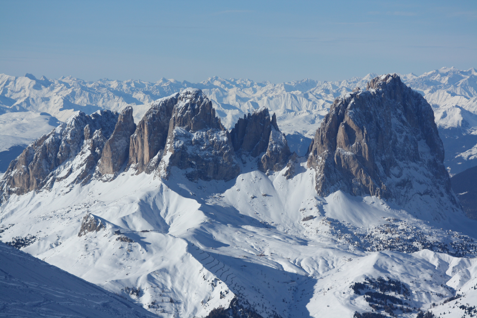 Dolomiten von der Marmolada