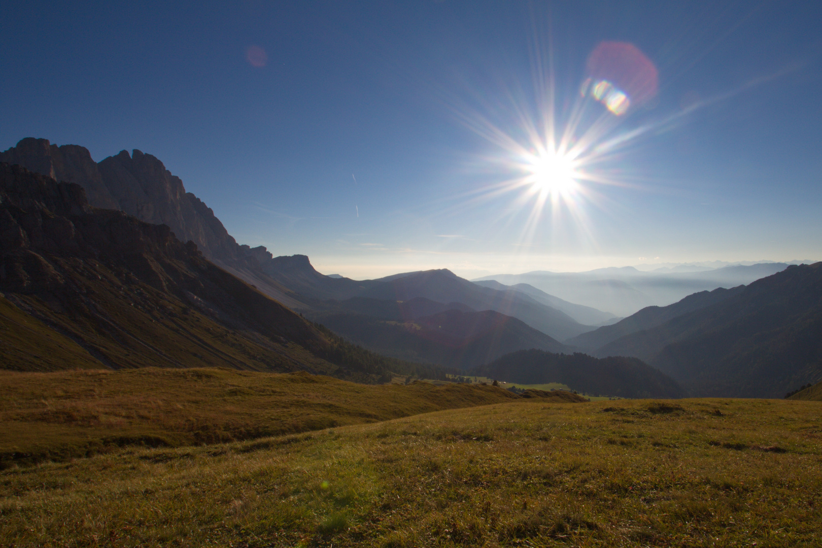 Dolomiten von der Schlüterhütte aus