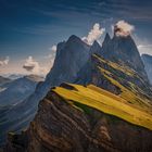 Dolomiten von der schönsten Seite: Seceda