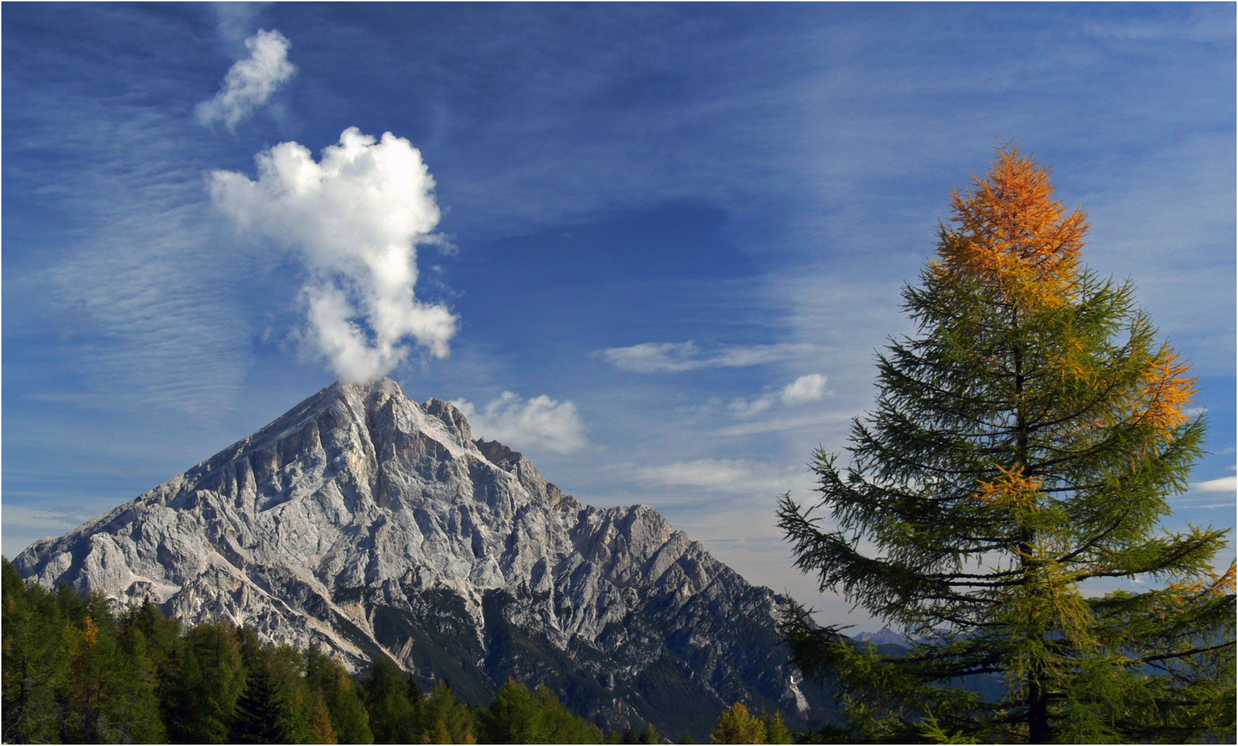 Dolomiten-Vulkan ?