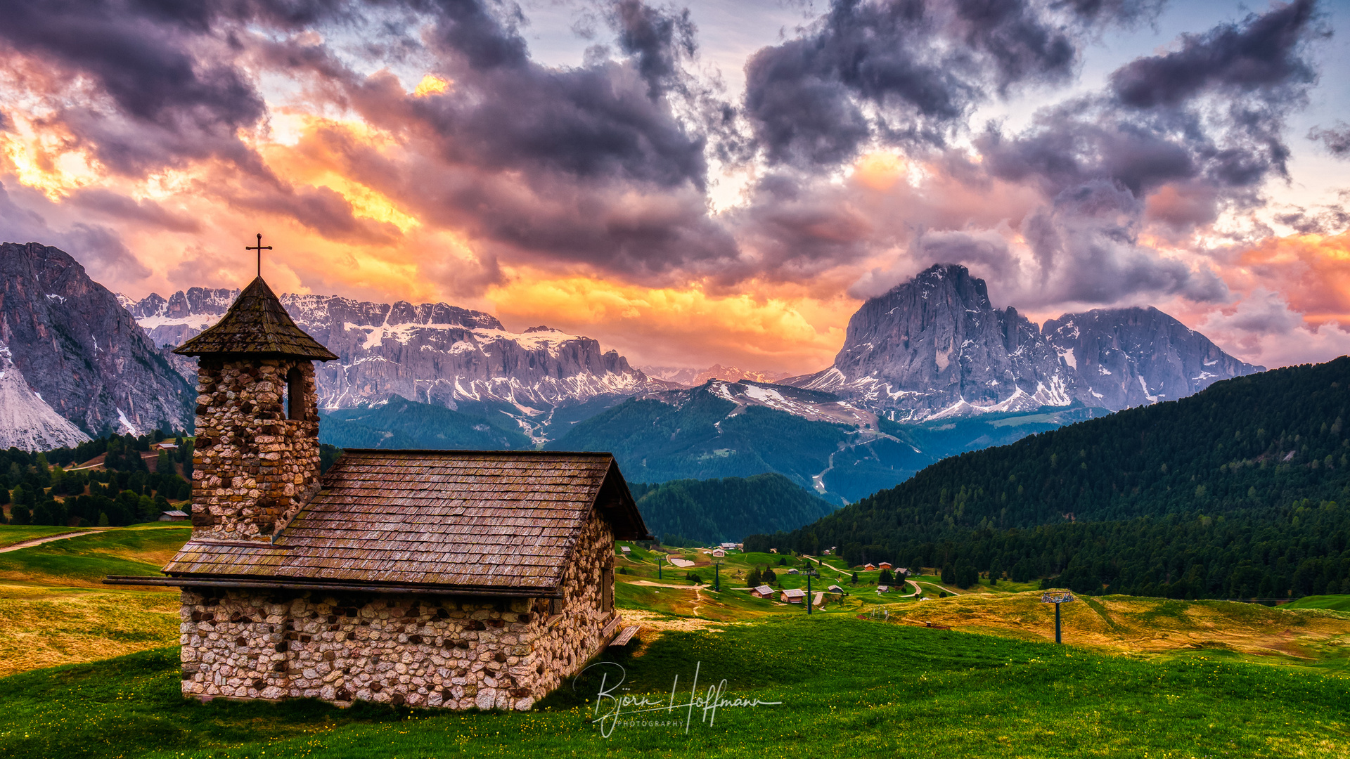 Dolomiten Wolkendrama