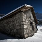 Dolomitenhütte im Oktober