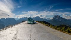 Dolomitenpanorama auf dem Monte Rite