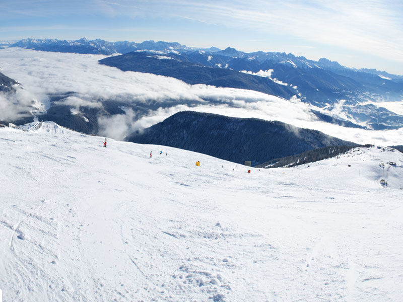 Dolomitenpanorama im Winter