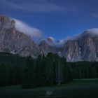 Dolomites in blue