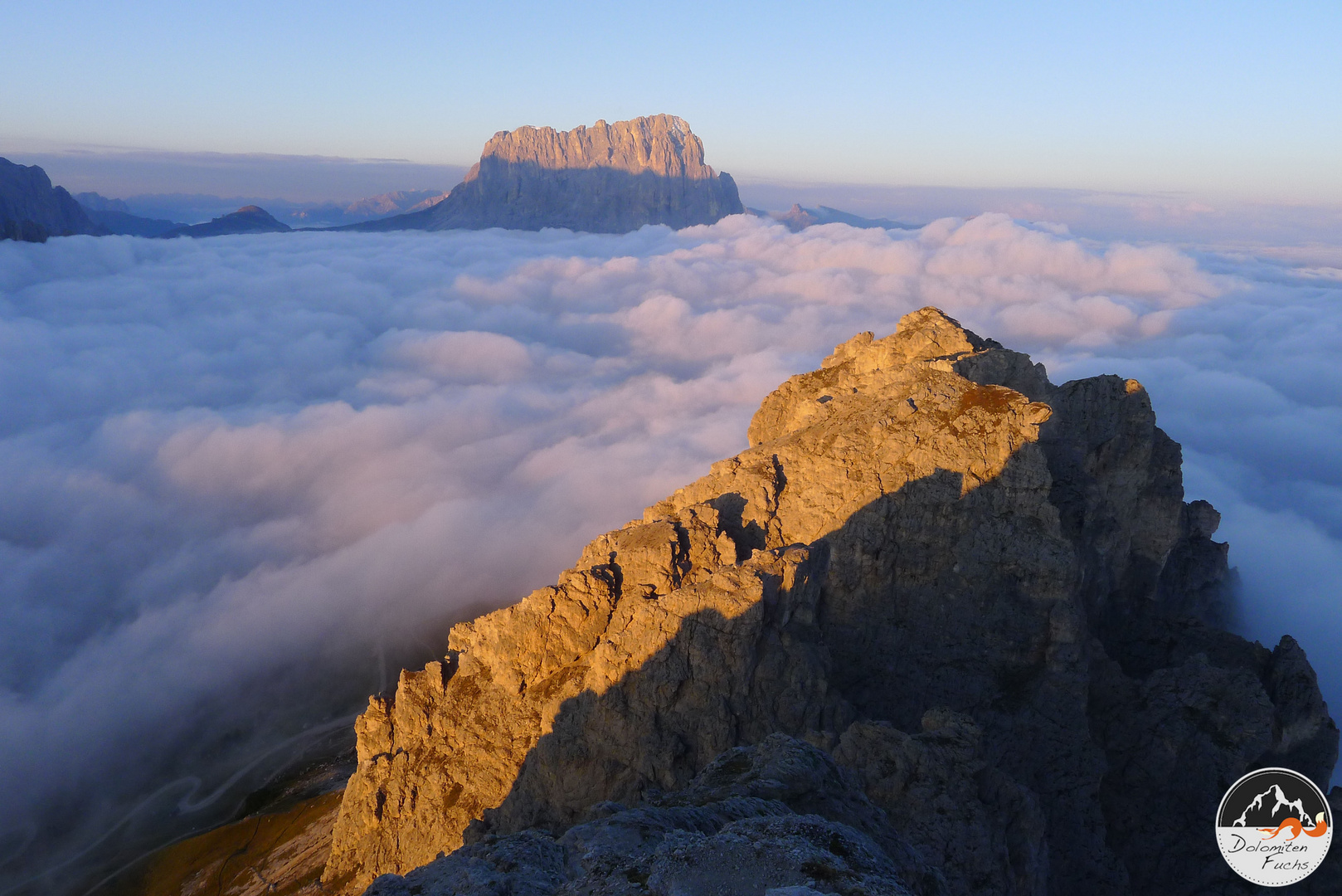 Dolomites sunrise - a magical moment