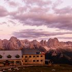 dolomites sunset