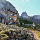 Dolomiti di Fassa. Al rifugio Roda di Vael