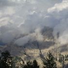 Dolomiti in Wolken