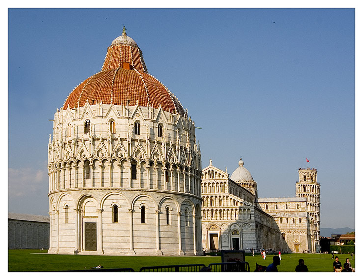 DOM ,Bapisterium und Schiefer Turm in Pisa