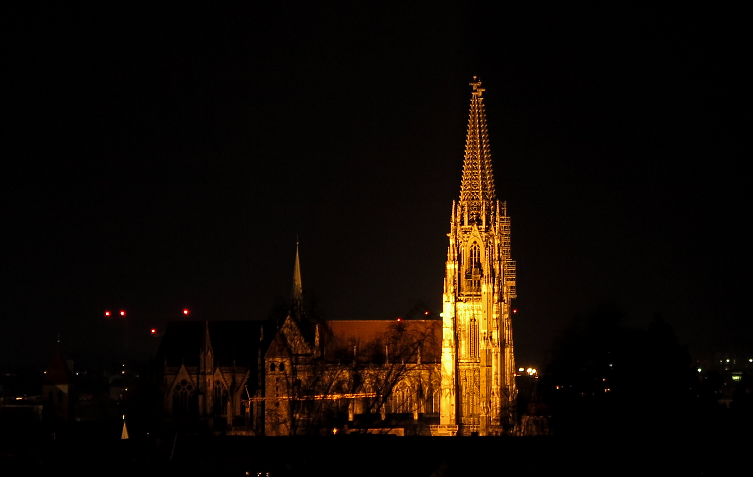 Dom bei Nacht - Regensburg