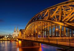 Dom, Hohenzollernbrücke und Liebesschlösser