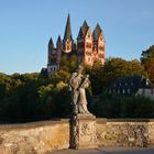 Dom in Limburg von der alten Lahnbrücke aus