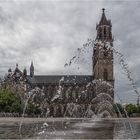 Dom Magdeburg mit Wasserspiel...