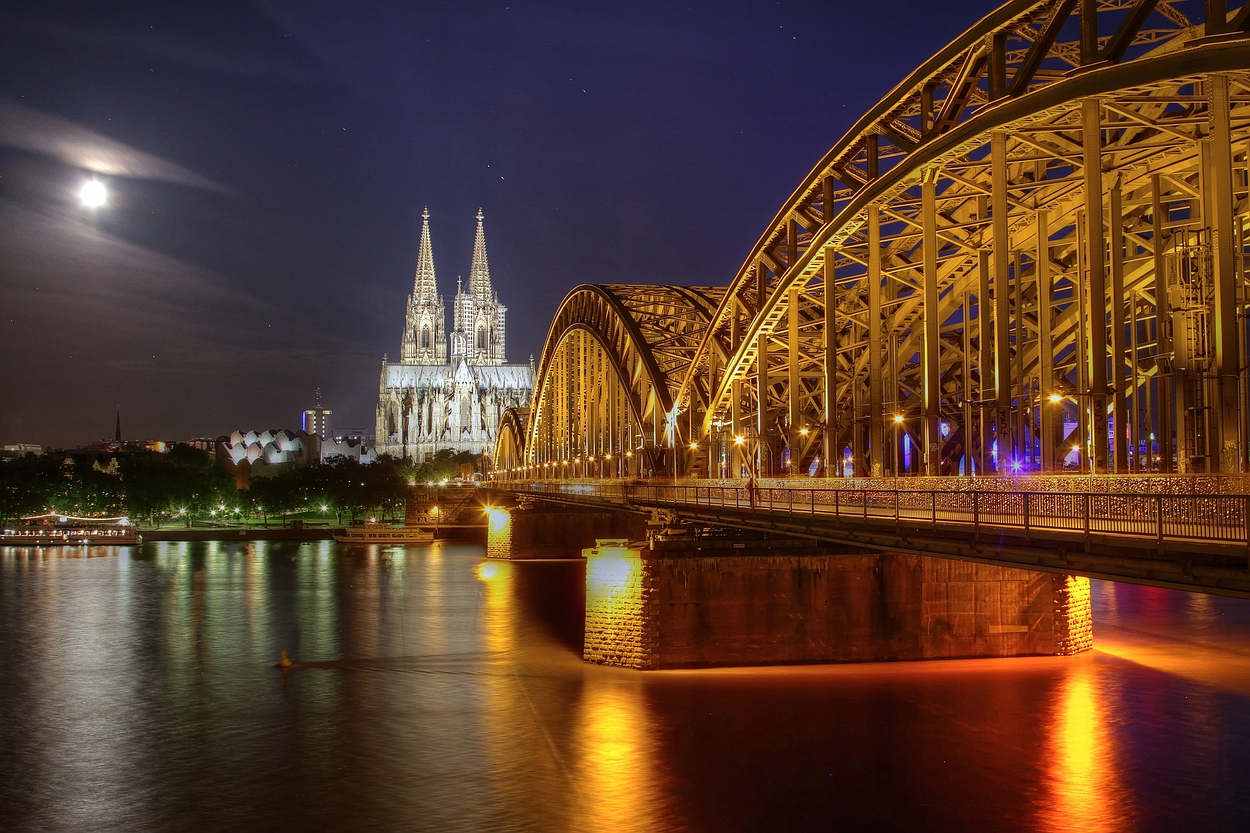 Dom mit Hohenzollernbrücke