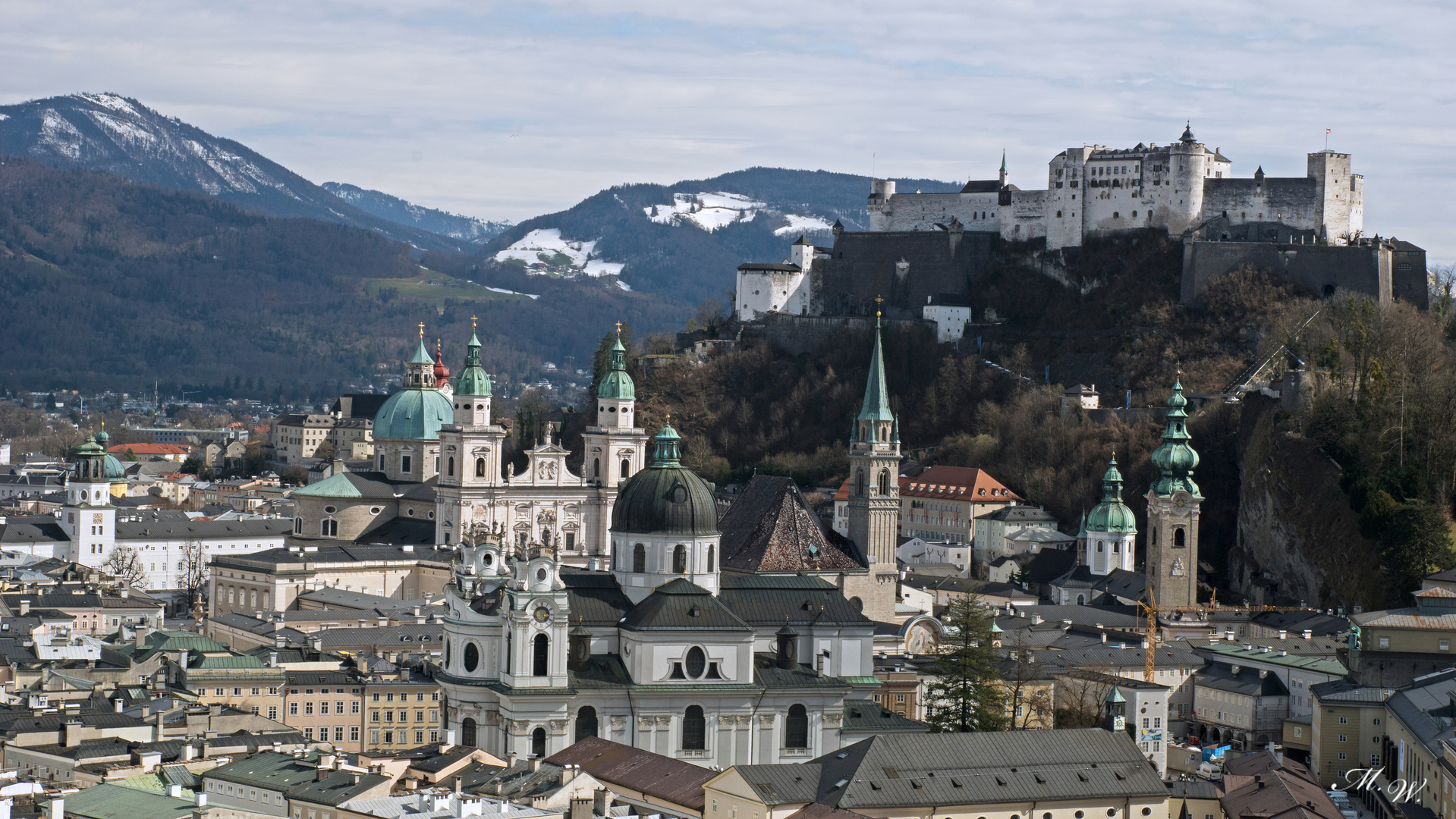 Dom Salzburg mit Festung