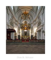 Dom St. Salvator zu Fulda " Blick zum Hochaltar*..."