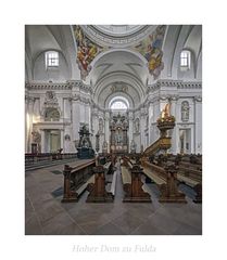 Dom St. Salvator zu Fulda " Blick zum St. Sturmius Altar..."