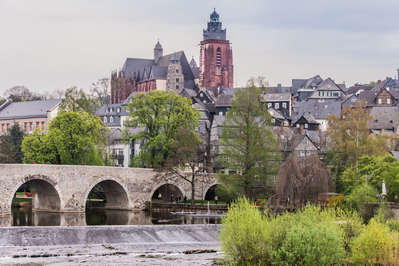 Dom und alte Lahnbrücke - Wetzlar/Hessen