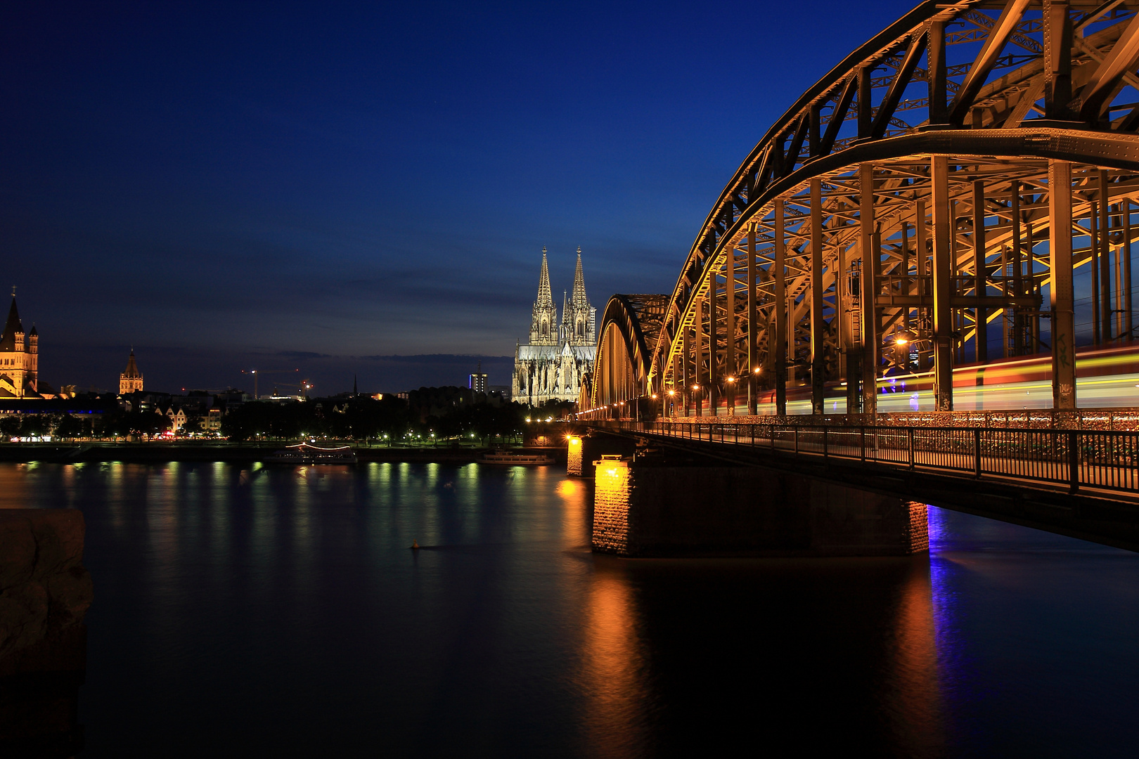 Dom und Hohenzollernbrücke 1