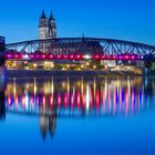 Dom und Hubbrücke in Magdeburg