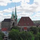 Dom und Severi Kirche von Erfurt . 