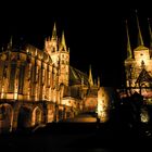 Dom und Severikirche bei Nacht