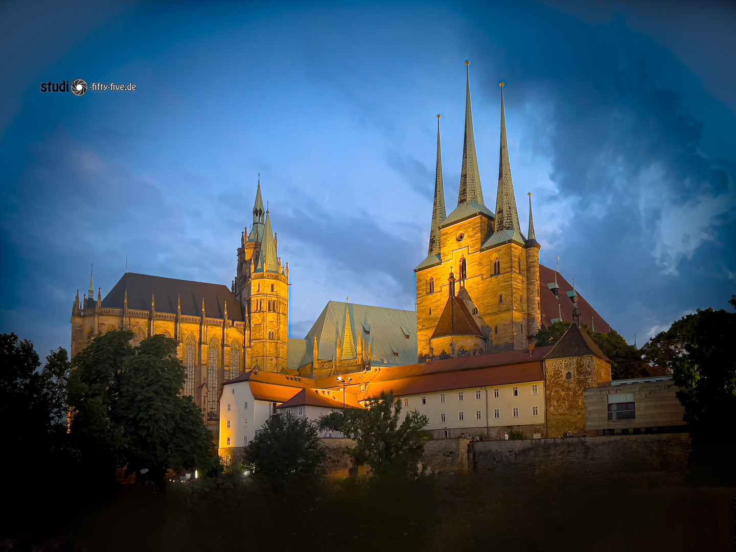 Dom und Severikirche in Erfurt